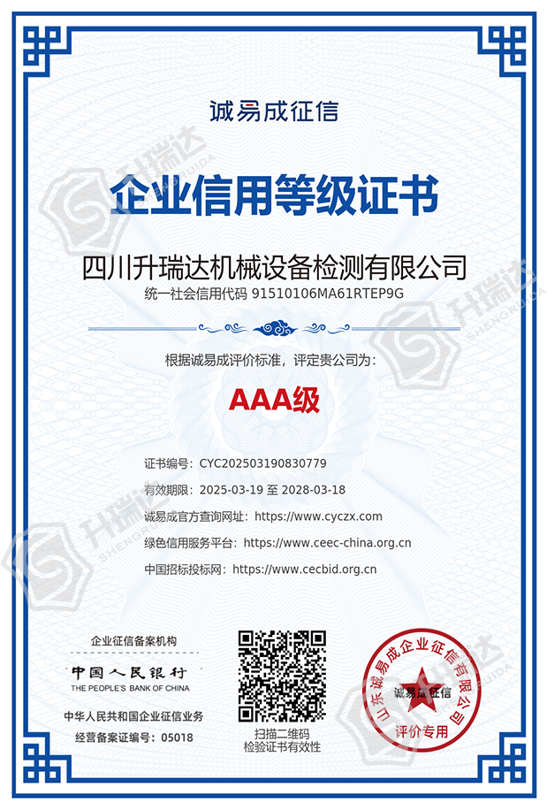 企业信用等级证书-AAA